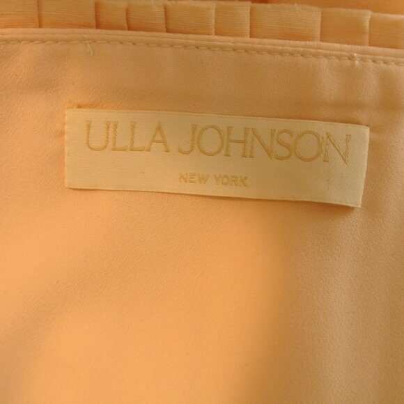 NEW Ulla Johnson Women's Tan and Pink Midi Dress SIZE 8   #2718 - Picture 8 of 10